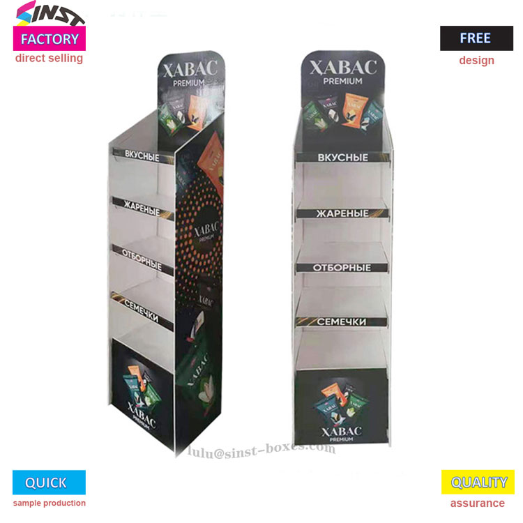 Cardboard Nuts Floor Stand Display
