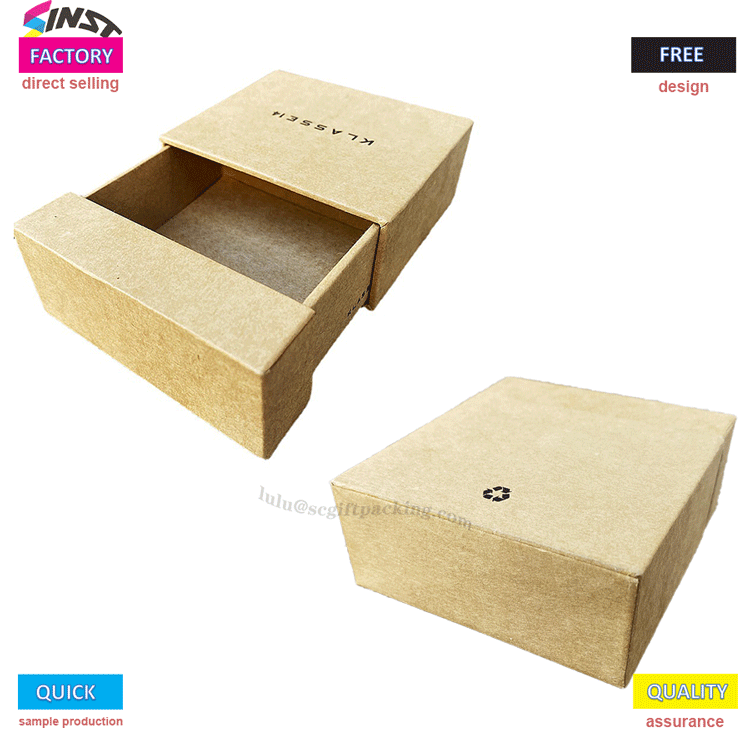 Cardboard Drawer Box ສໍາລັບ Watch